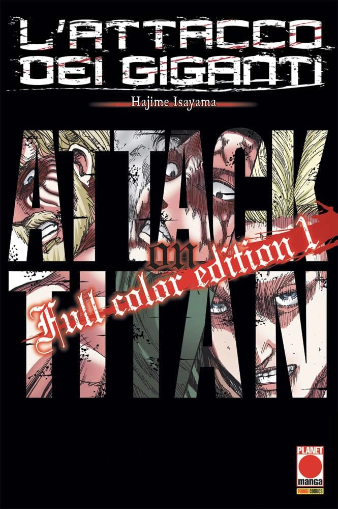 L'Attacco Dei Giganti Vol. 1 - Full Color Edition - Panini Planet Manga - Italiano