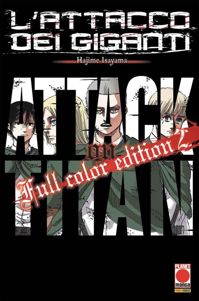 L'Attacco Dei Giganti Vol. 2 - Full Color Edition - Panini Planet Manga - Italiano