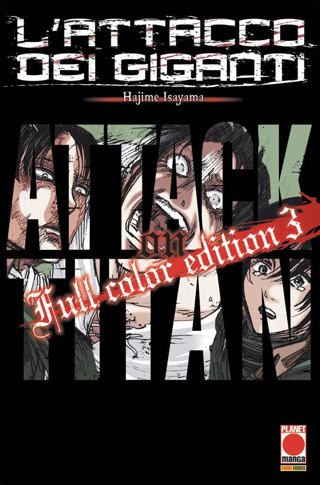 L'Attacco Dei Giganti Vol. 3 - Full Color Edition - Panini Planet Manga - Italiano