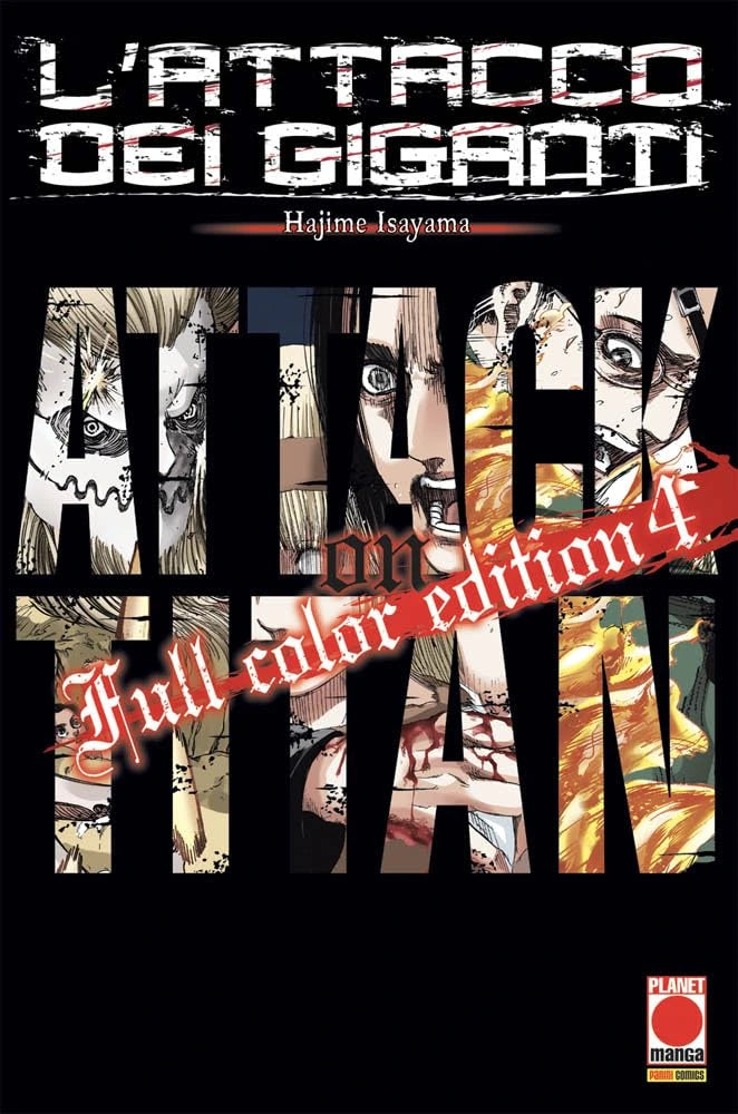 L'Attacco Dei Giganti Vol. 4 - Full Color Edition - Panini Planet Manga - Italiano