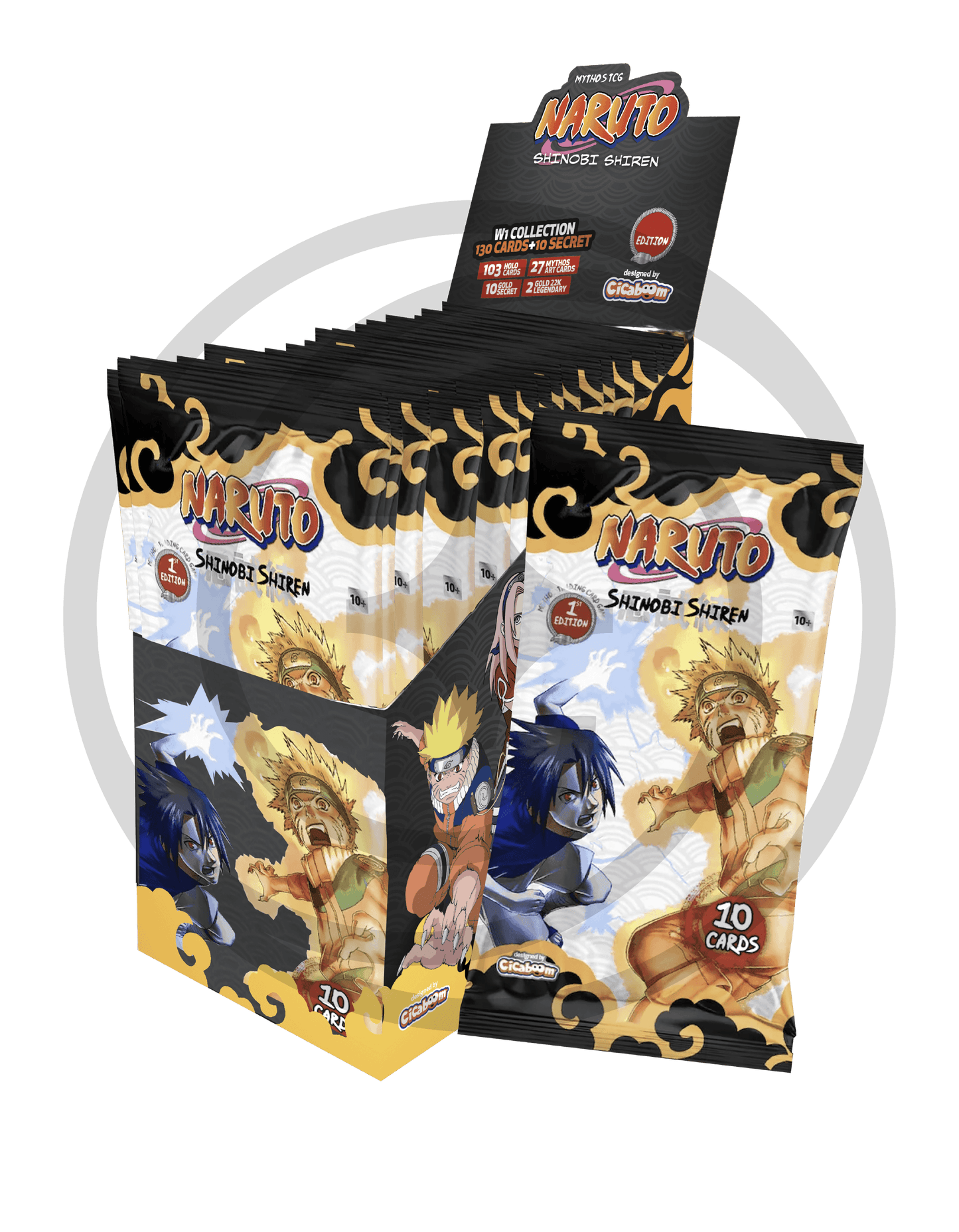Naruto Mythos 02 TCG – Shinobi Shiren 1° Edition - Display Box (24 Bustine) (ENG)