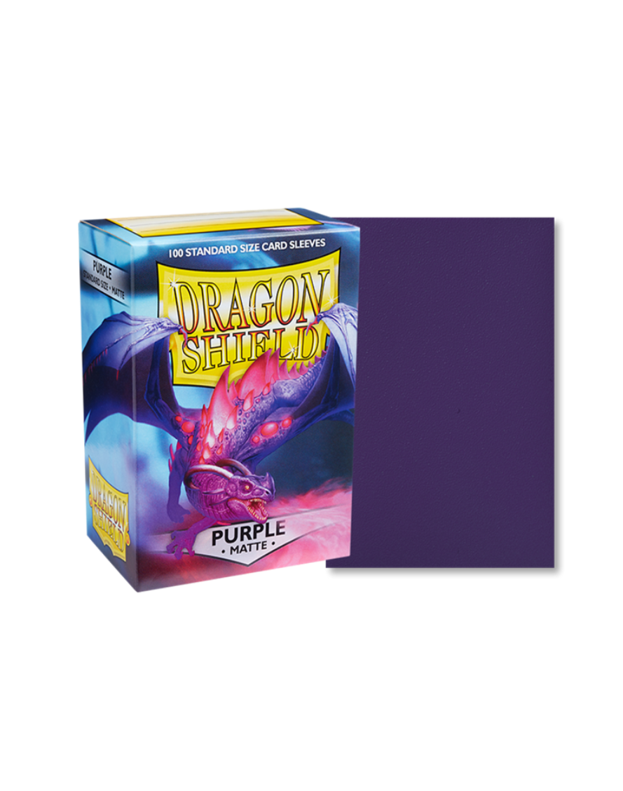 Standard - Sleeves Matte - Purple (100 Bustine) - Dragon Shield