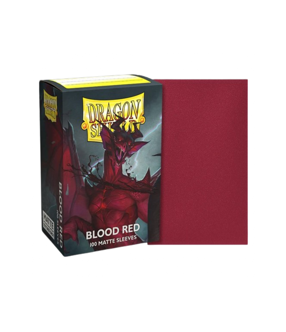 Standard - Matte Sleeves - Blood Red Simurag (100 Bustine) - Dragon Shield