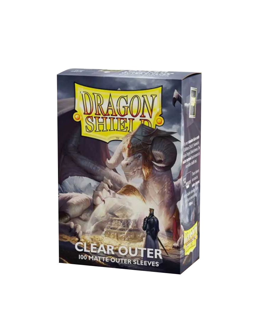 Standard - Matte Outer Sleeves - Clear (100 Bustine) - Dragon Shield