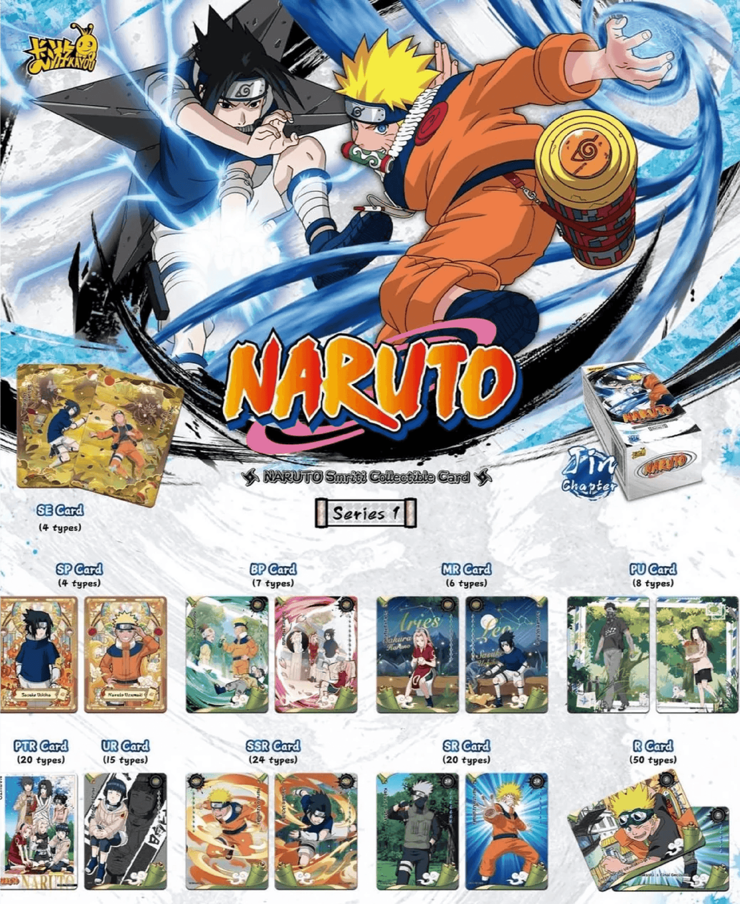 KAYOU - Naruto: Heaven Scroll - Smriti Collectible Card Serie 01 - 001B (12 Bustine)