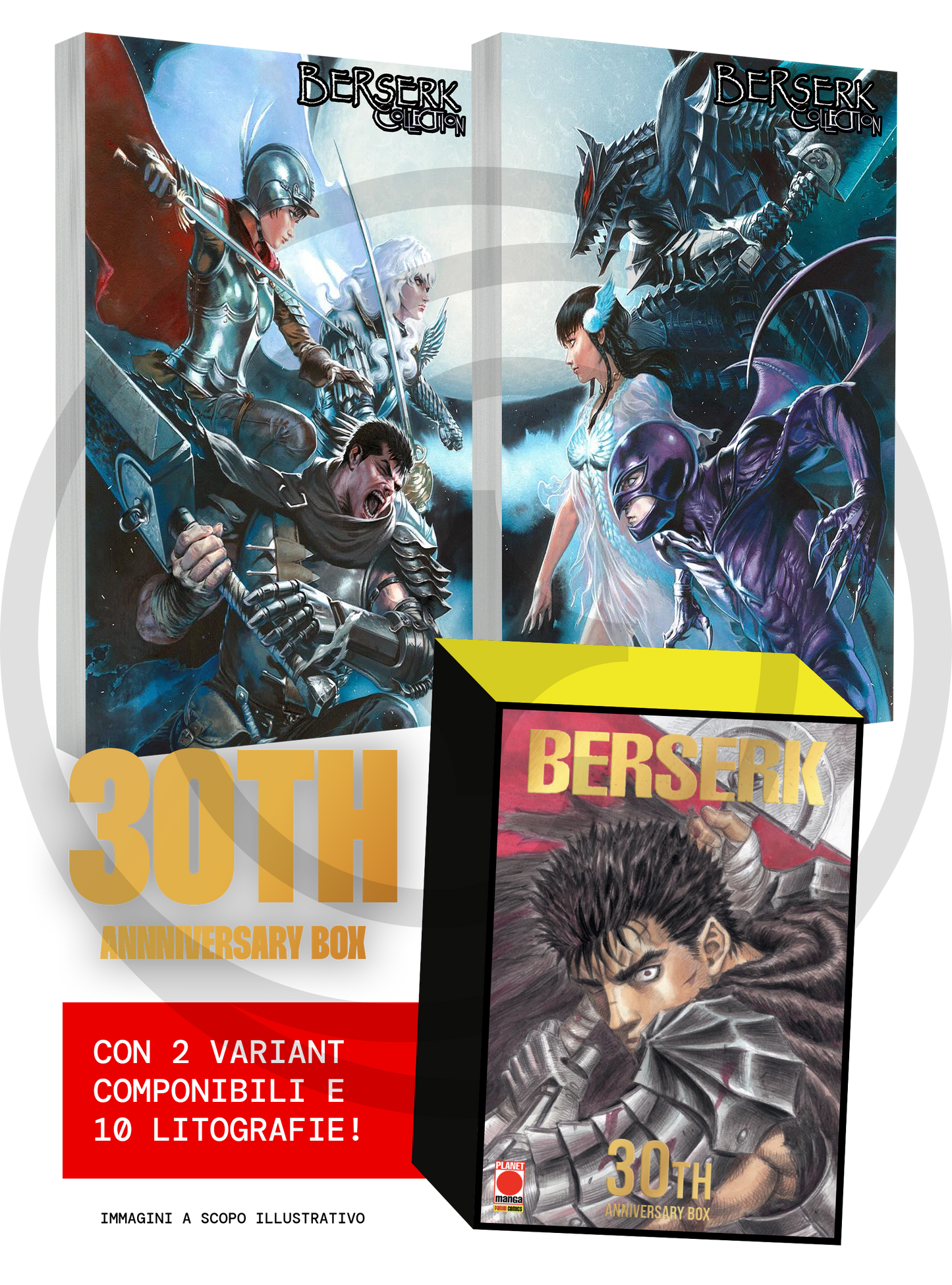 Berserk 30Th Anniversary Cofanetto Vol. 1 & 43 - Panini Planet Manga - Italiano