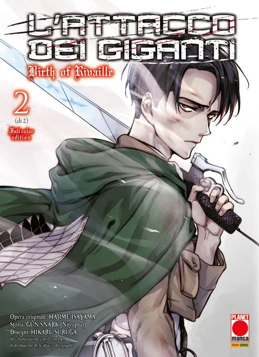 L'Attacco Dei Giganti: Birth Of Rivaille Vol. 2 - Full Color Edition - Panini Planet Manga - Italiano
