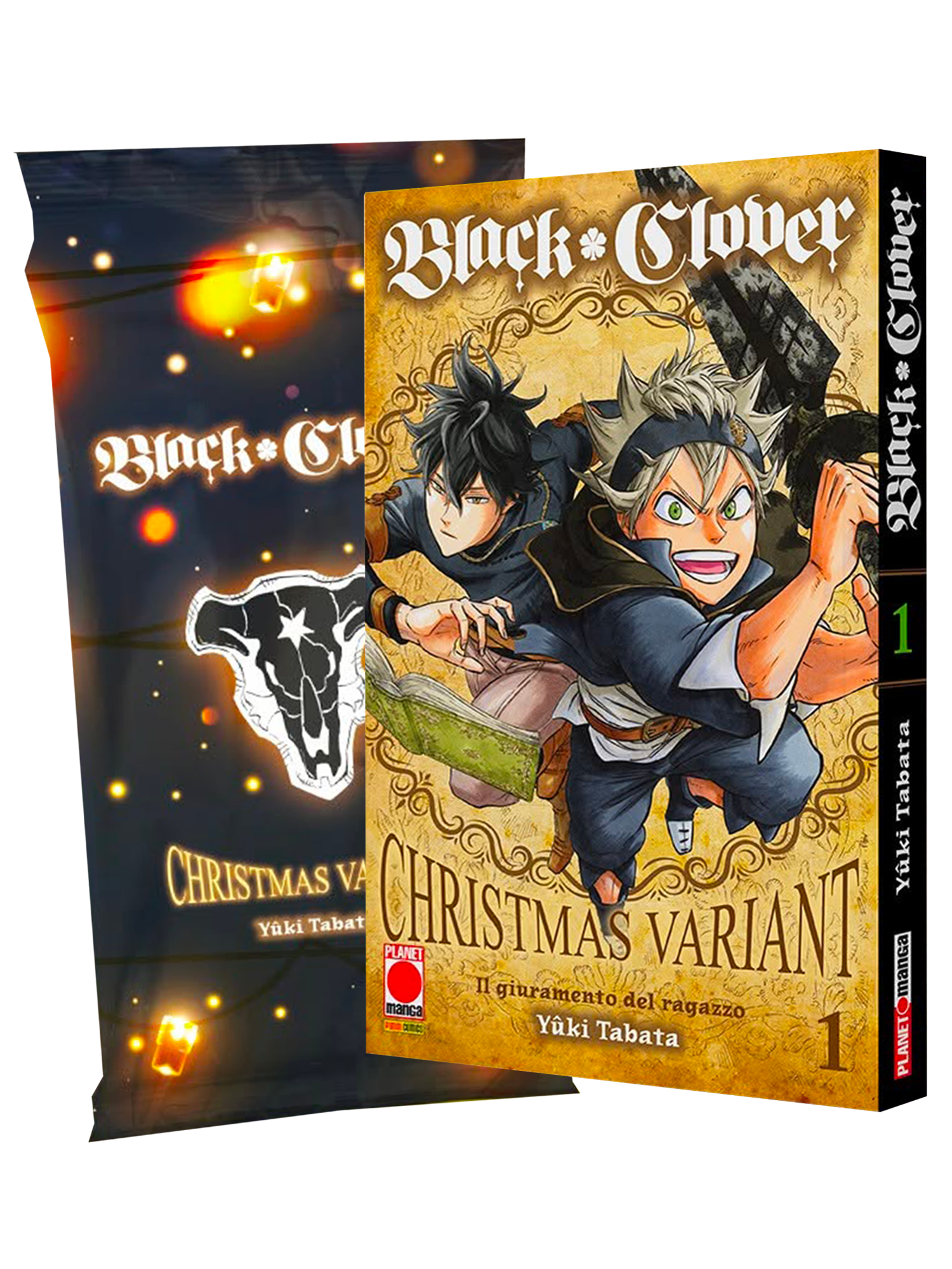 Black Clover Vol. 1 Christmas Variant Panini Manga Italiano