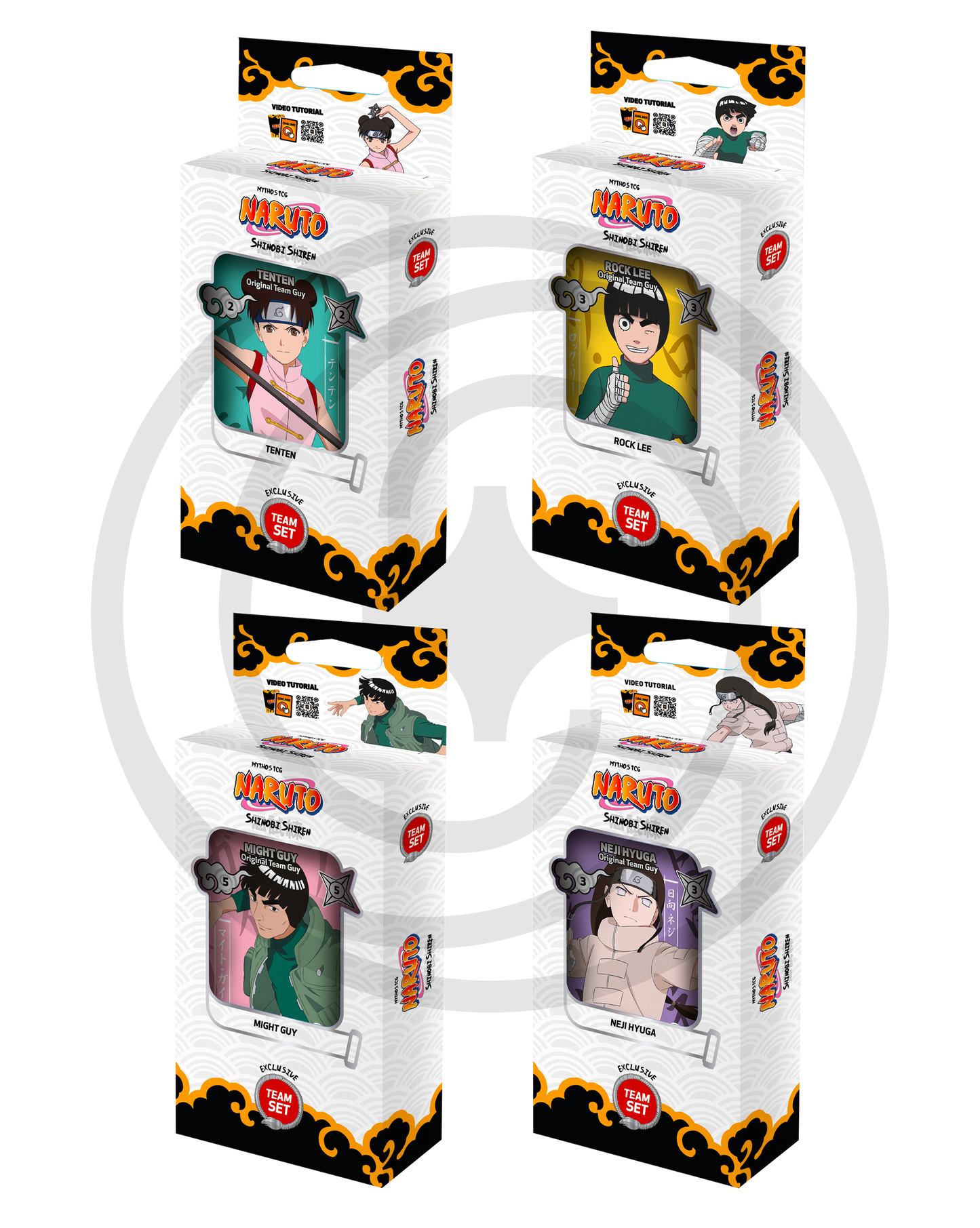 Bundle Team Set Box - Naruto Mythos 02 TCG – Shinobi Shiren 1° Edition (ENG)