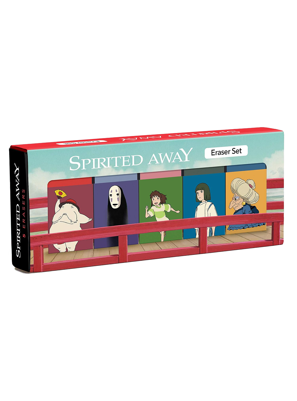Spirited Away -Studio Ghibli - Set di 5 Gomme da Cancellare
