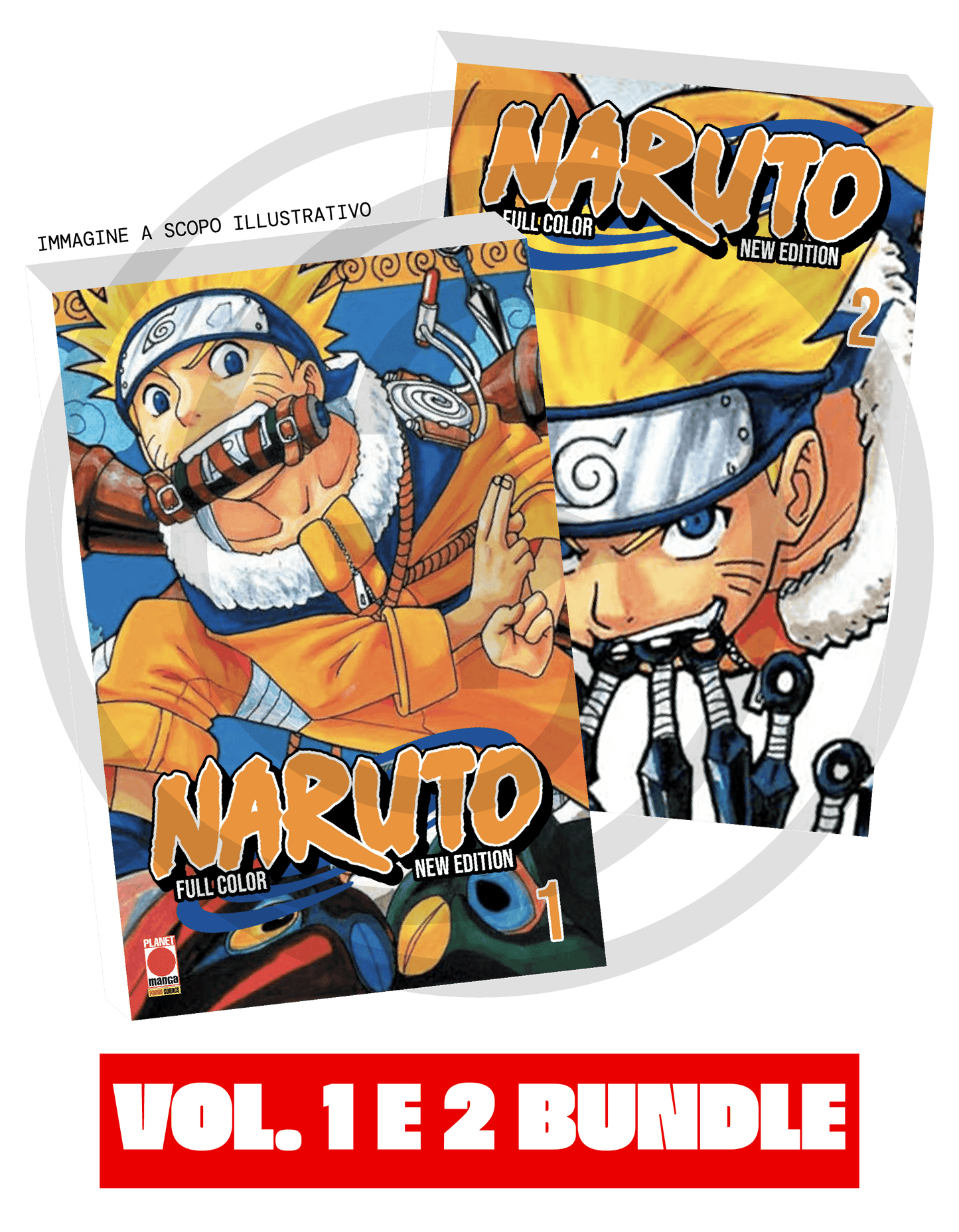 Naruto Color New Edition Bundle Vol. (1-2) - Panini Planet Manga - Italiano