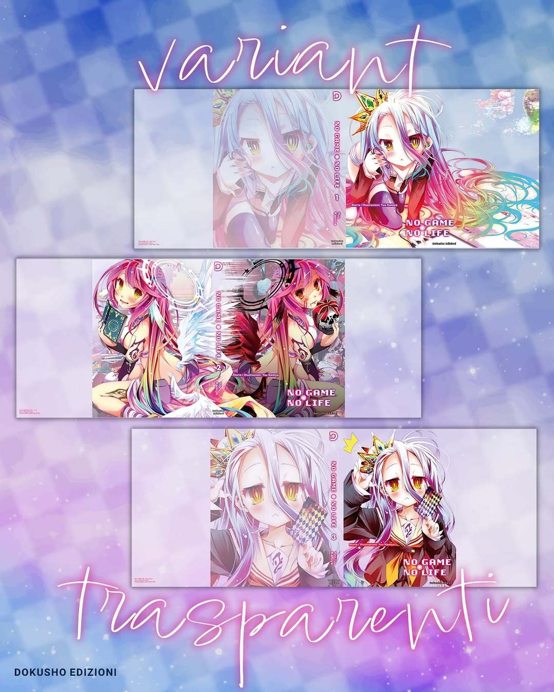 No Game No Life Vol. (1-2-3) – Bundle Limited Edition Box – Dokusho Edizioni - Italiano