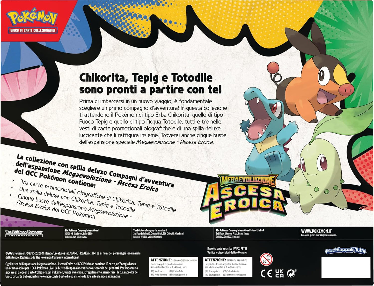 Pokémon Collezione Con Spilla Deluxe - Megaevoluzione: Ascesa Eroica (ITA)