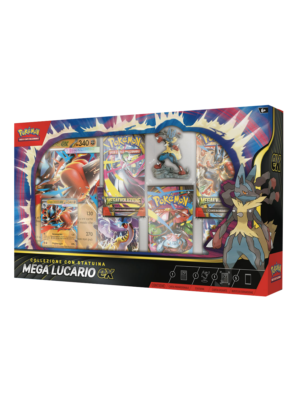 Pokémon Collezione Statuina Mega Lucario-EX – Megaevoluzione (ITA)