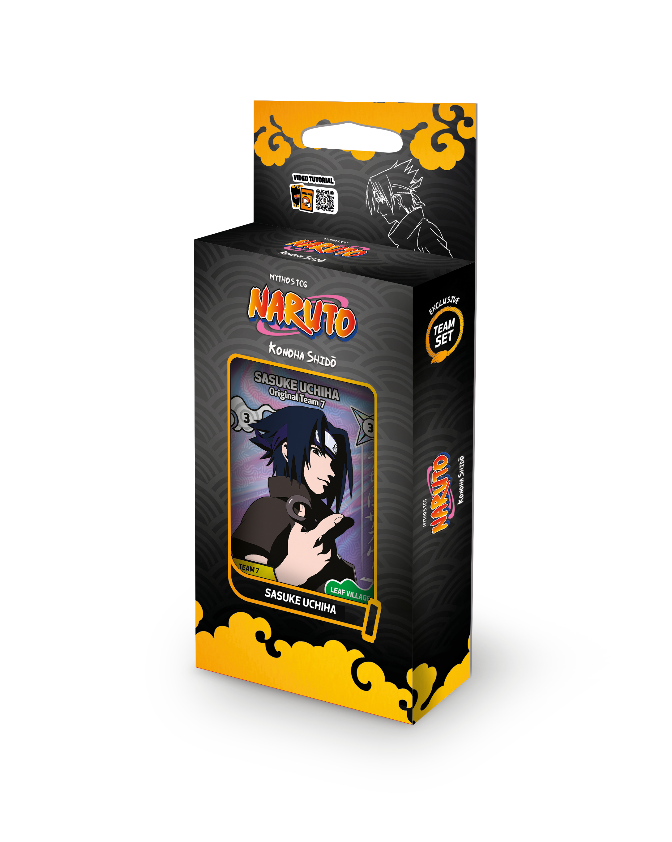 Team Set Box Sasuke - Naruto Mythos 01 TCG – Konoha Shido 2
