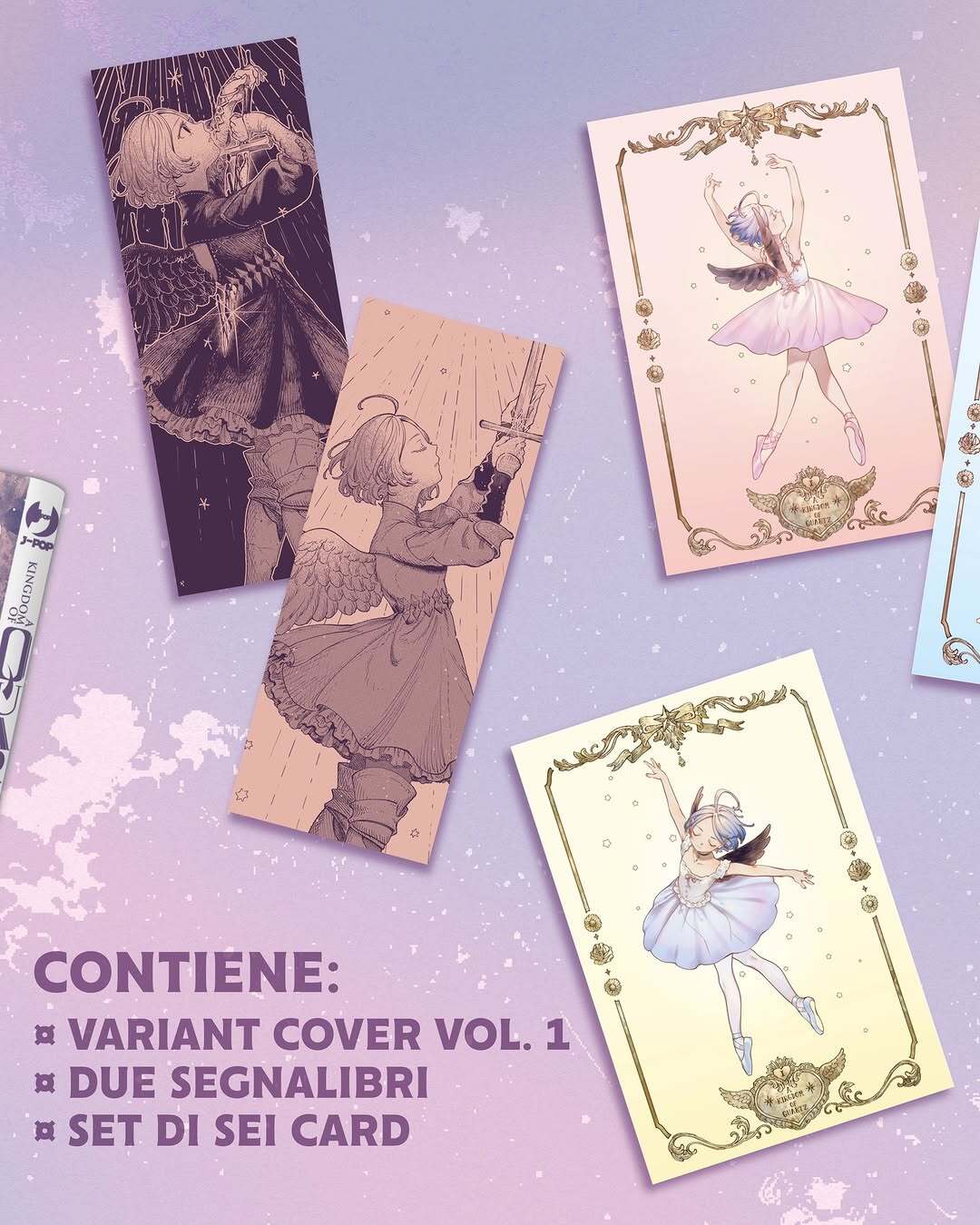 A Kingdom of Quartz Vol. 1 Edizione Deluxe con Sovraccoperta Variant, 2 Segnalibri e 6 Cards da Collezione – J-POP Manga - Italiano