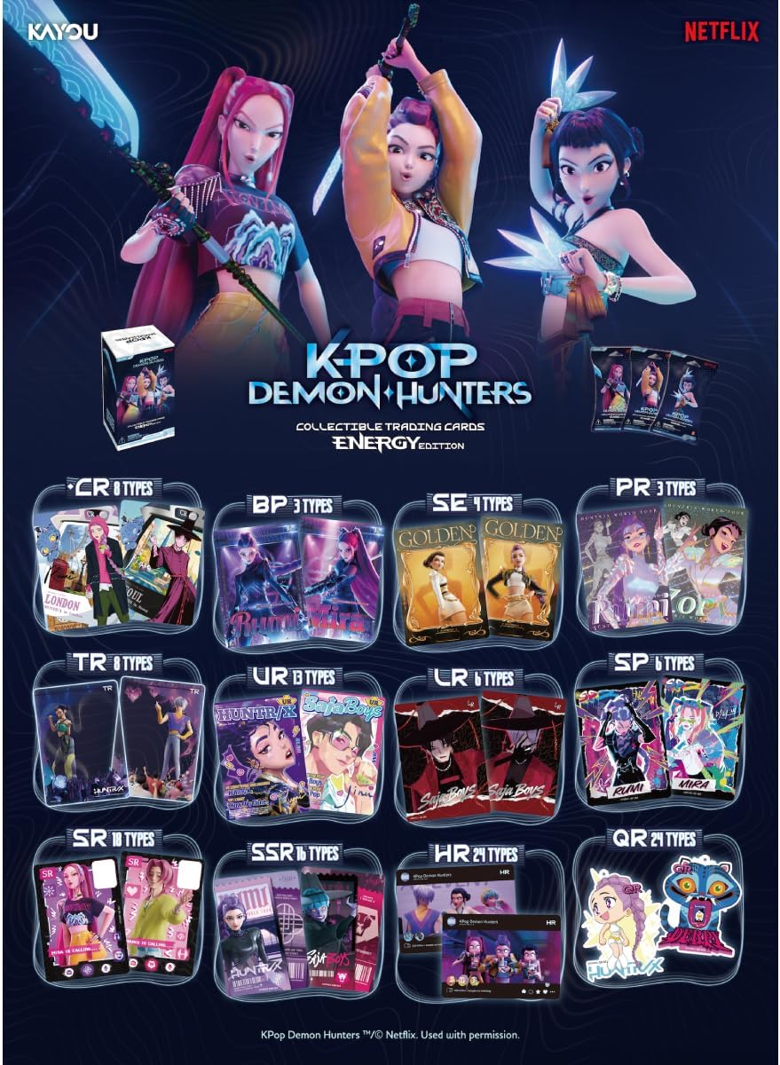 KAYOU - K-POP Demon Hunters - World Tour Collectible Cards Energy Edition Serie 1-A ( 1 Bustina )