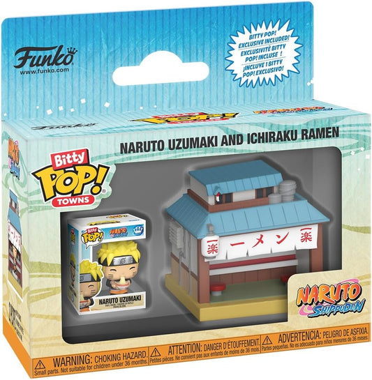 Naruto - Naruto Uzumaki with Ichiraku Ramen - Funko Bitty Pop Towns !