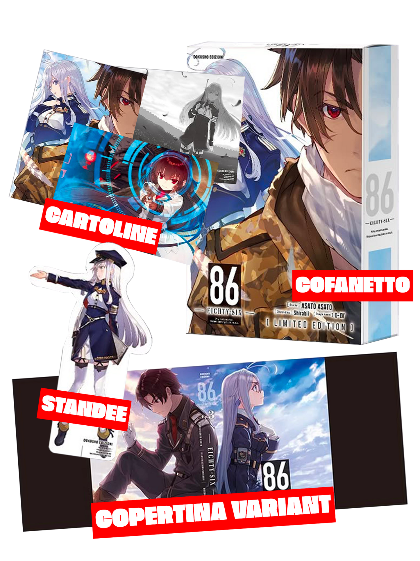 86 - Eighty-Six - Box Limited Vol.3 - Dokusho Edizione - Italiano