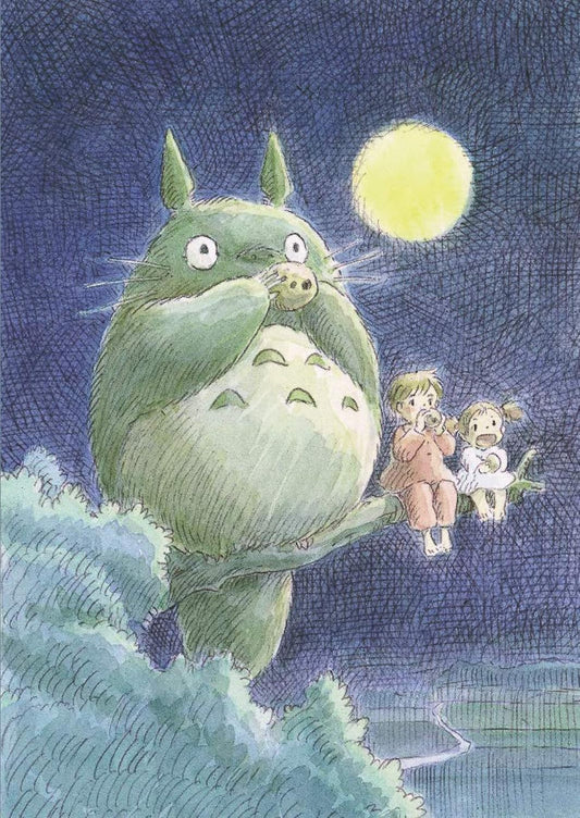 My Neighbor Totoro Journal: Ocarina Under the Moon