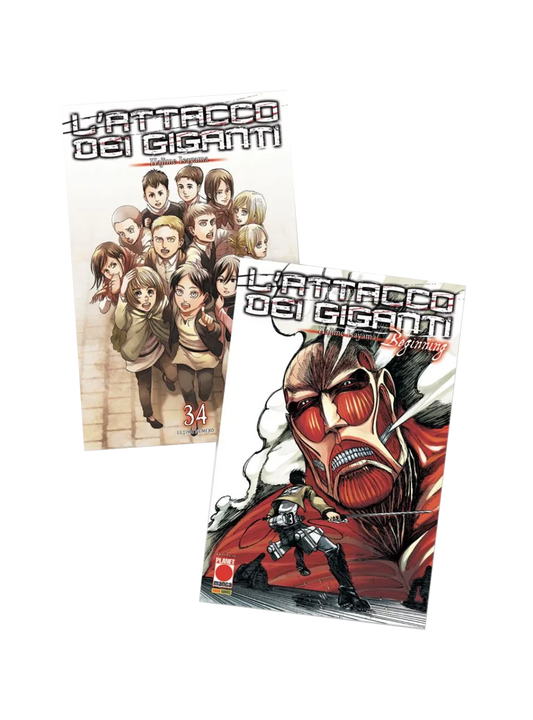 L'Attacco dei Giganti 34 Bundle "Beginning"