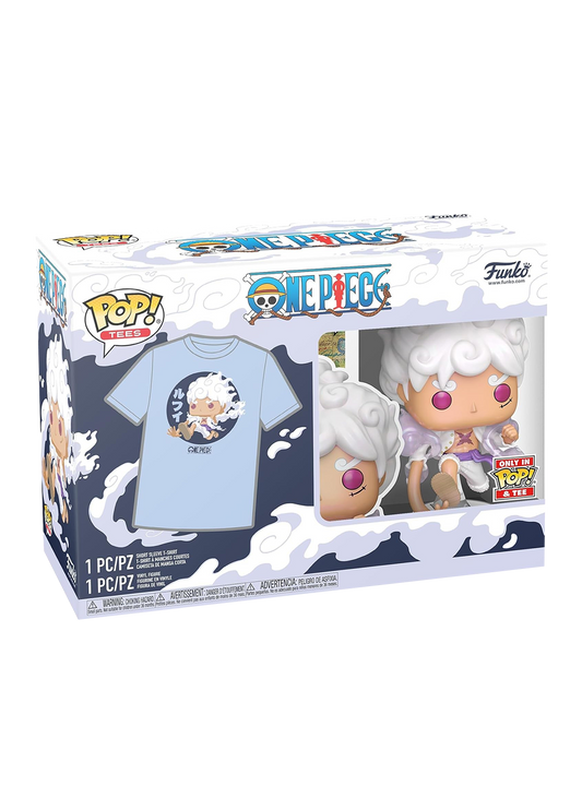 Luffy Gear 5  - One Piece - Funko POP! & Tee Animation - Taglia L