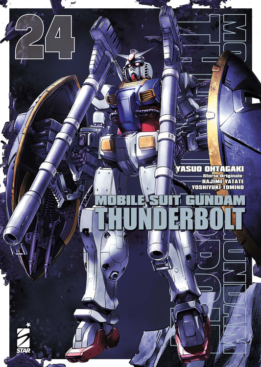 Copertina del manga mecha sci-fi Mobile Suit Gundam Thunderbolt Volume 24 di Yasuo Ohtagaki edito da Star Comics
