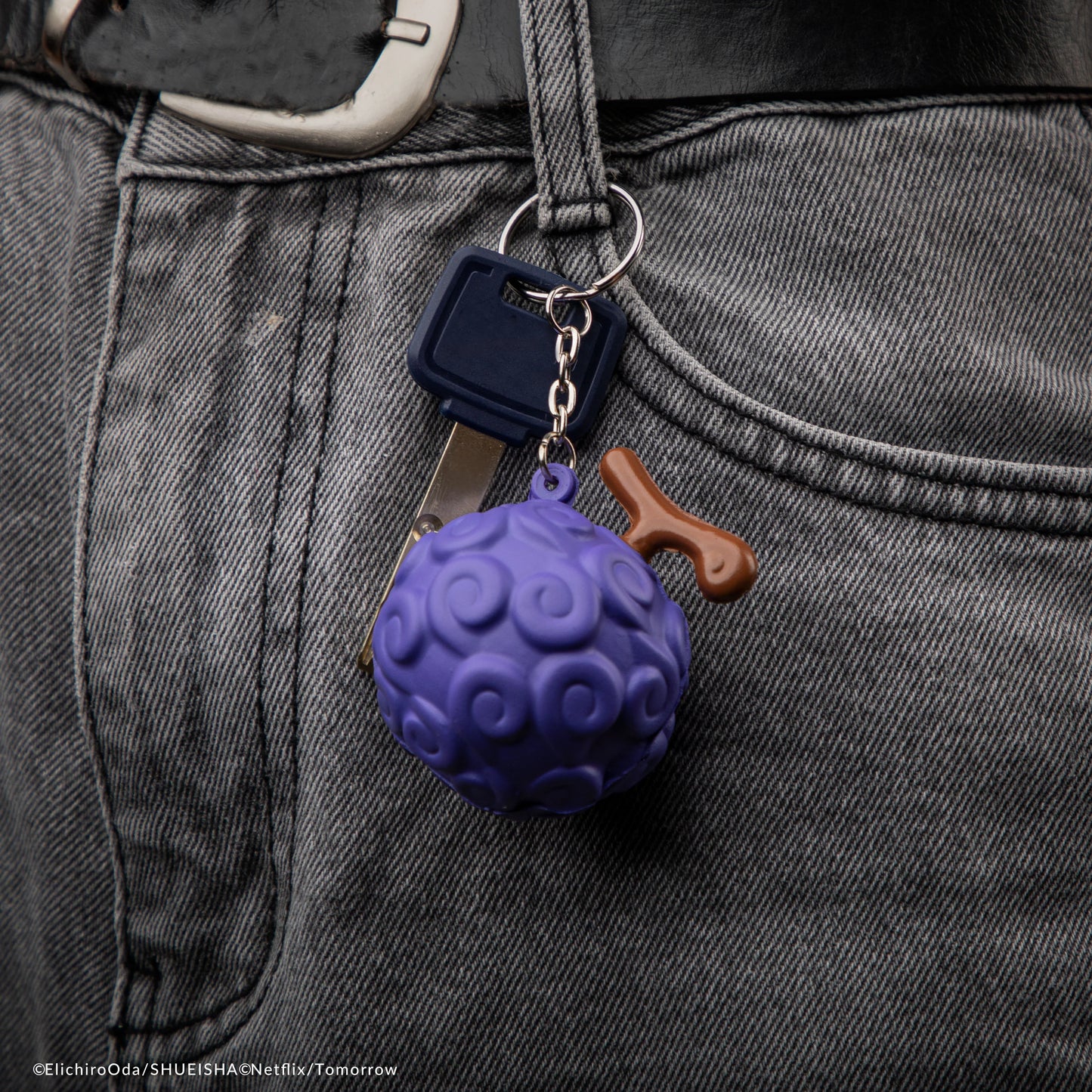 Portachiavi Gum Gum Fruit Squishy- One Piece