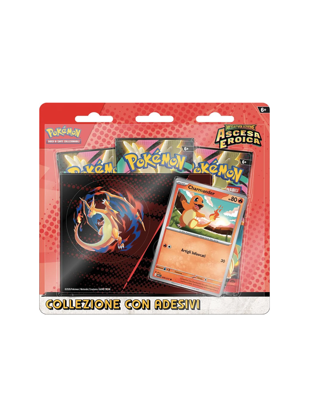 Pokémon Collezione con Adesivi - Pokémon Megaevoluzione - Ascesa Eroica (ITA)