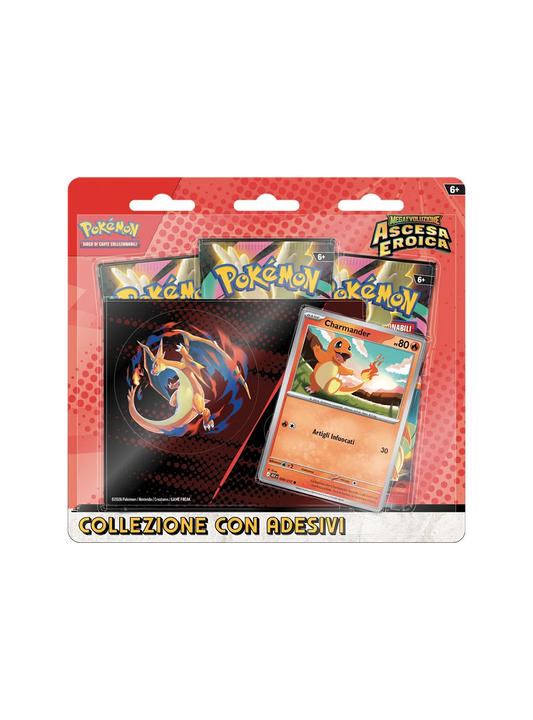 Pokémon Collezione con Adesivi - Pokémon Megaevoluzione - Ascesa Eroica (ITA)