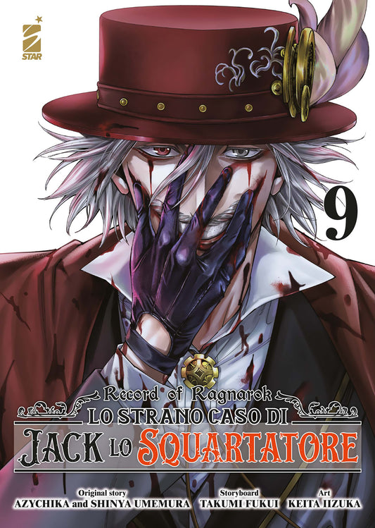 Copertina del manga Record of Ragnarok Lo Strano Caso Di Jack Lo Squartatore Volume 9 edito da Star Comics
