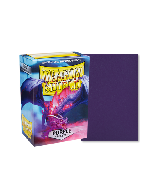 Standard - Sleeves Matte - Purple (100 Bustine) - Dragon Shield