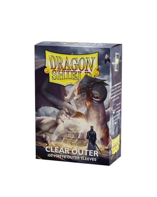 Standard - Matte Outer Sleeves - Clear (100 Bustine) - Dragon Shield