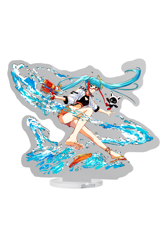 Standee in acrilico di Uni e Tapu "Summer Edition" - Esclusiva Mangapass