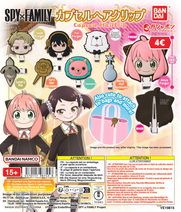 Spy x Family - Gashapon Capsule Hair Clip