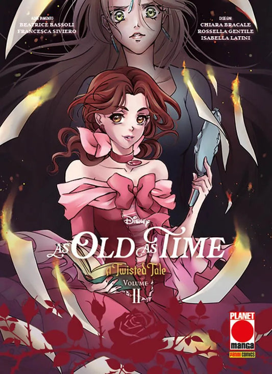 Copertina di A Twisted Tale: As Old As Time Vol. 2 – Panini Planet Manga – rivisitazione dark della favola Disney La Bella e la Bestia.
