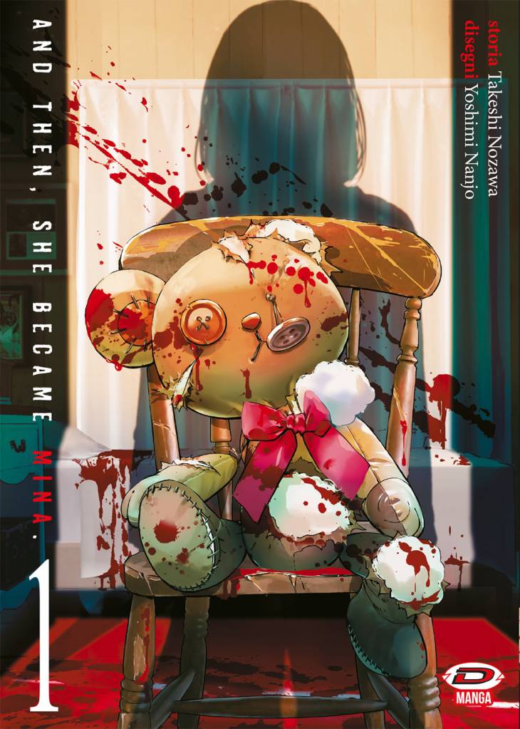 Copertina del manga And Then She Became Mina Volume 1 con storia di Takeshi Nozawa e disegni di Yoshimi Nanjo edito da Dynit Manga