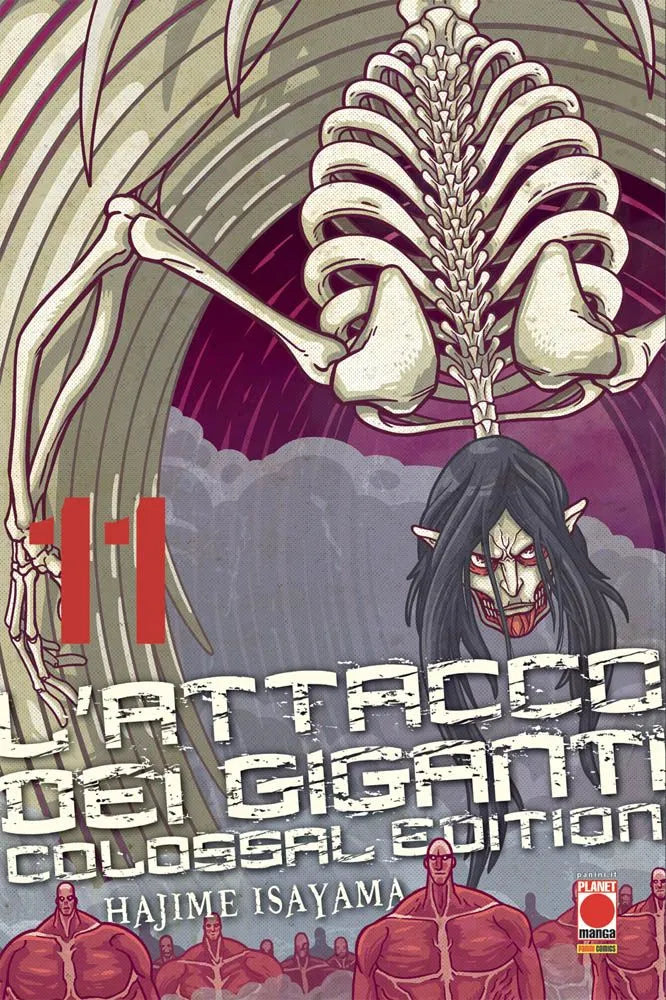 L' Attacco Dei Giganti Colossal Edition  Vol. 11 - Panini Planet Manga - Italiano