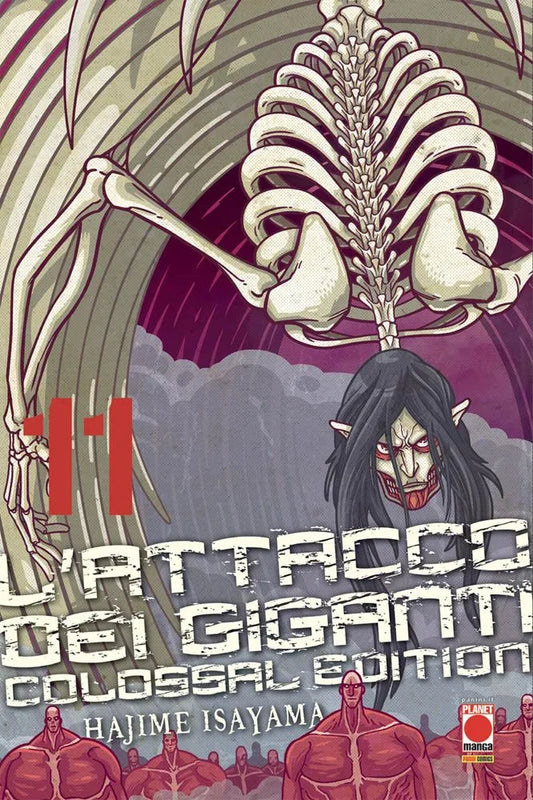 L' Attacco Dei Giganti Colossal Edition  Vol. 11 - Panini Planet Manga - Italiano