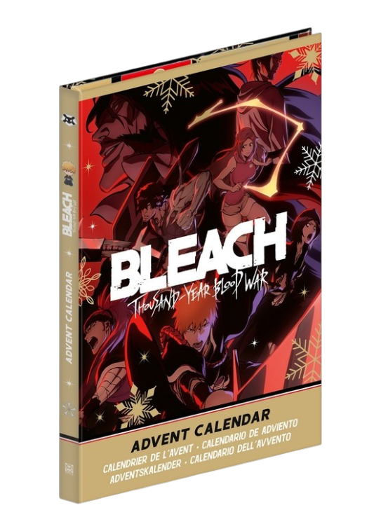 Calendario dell'Avvento Bleach Thousand-Year Blood War con Ichigo in copertina.
