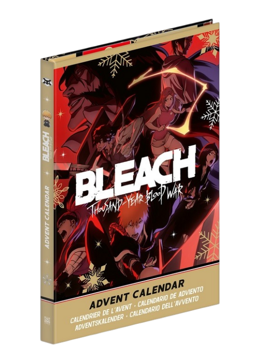Calendario dell'Avvento Bleach Thousand-Year Blood War con Ichigo in copertina.