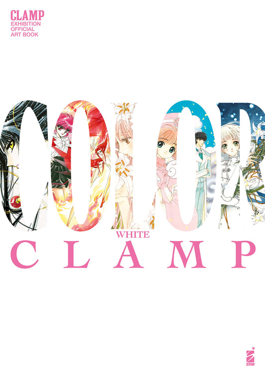 Copertina del volume illustrato Clamp Exhibition Official Art Book Color White edito da Star Comics