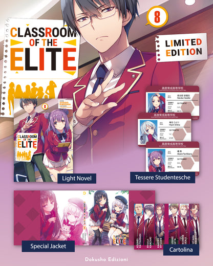 Classroom Of The Elite Cofanetto Limited Edition Vol. 8 - Dokusho Edizioni - Italiano