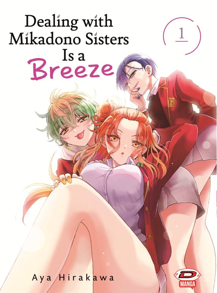 Copertina del manga Dealing With Mikadono Sisters is a Breeze Volume 1 di Aya Hirakawa edito da Dynit Manga