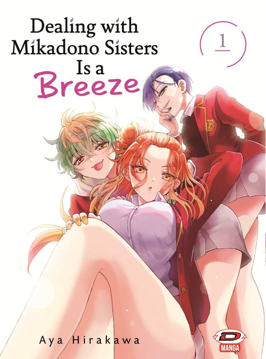 Copertina del manga Dealing With Mikadono Sisters is a Breeze Volume 1 di Aya Hirakawa edito da Dynit Manga