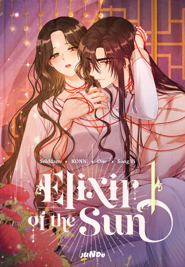 Copertina del manhwa Elixir Of The Sun volume 1 edito in italiano da Jundo.
