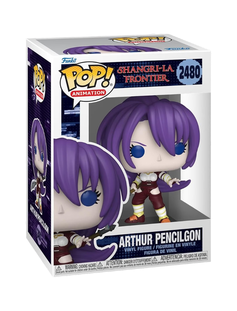 Funko POP! Animation numero 2480 di Arthur Pencilgon da Shangri-La Frontier in scatola da collezione. 