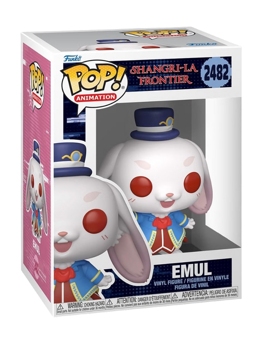 Funko POP! Animation numero 2482 di Emul da Shangri-La Frontier in scatola da collezione.