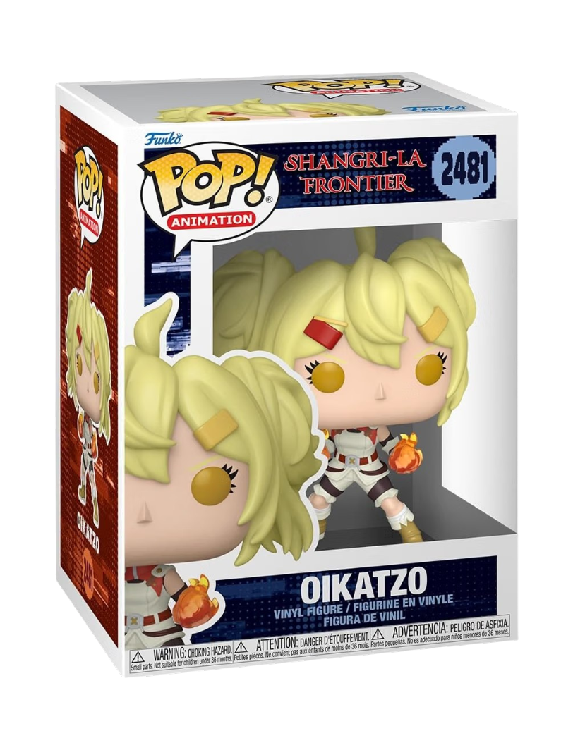 Funko POP! Animation numero 2481 di Oikatzo da Shangri-La Frontier in scatola da collezione.