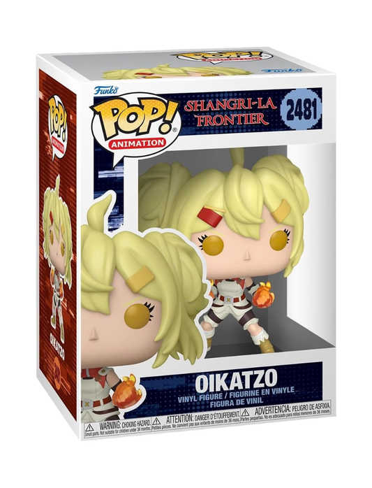 Funko POP! Animation numero 2481 di Oikatzo da Shangri-La Frontier in scatola da collezione.